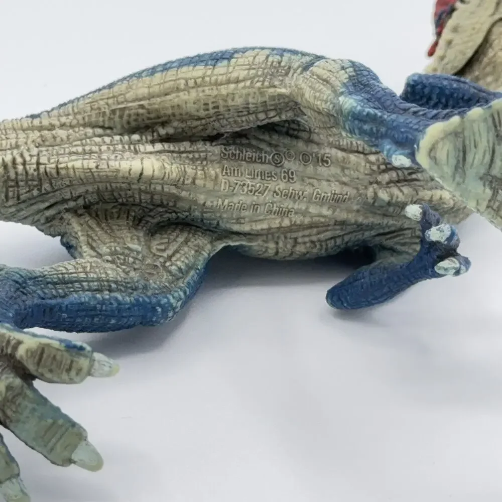 Schleich Dilophosaurus 14567 Dinosaur Figure 2015 Realistic Articulated Jaw